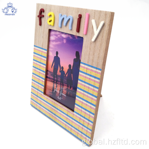 Wooden Hanging Photo Frames Modern picture photo frame decorative wood picture frames Factory